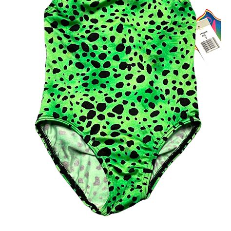 leopard print speedo swimwear.